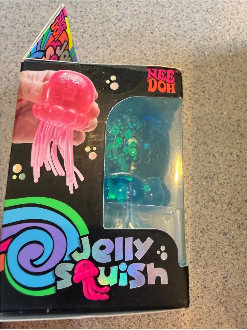 Super Solid Squish! Blue Jellyfish Toy